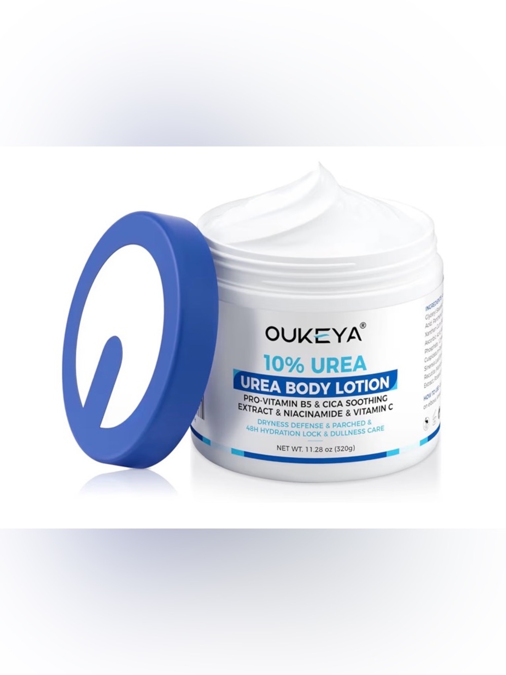 OUKEYA 10% Urea Body Lotion - White & Blue